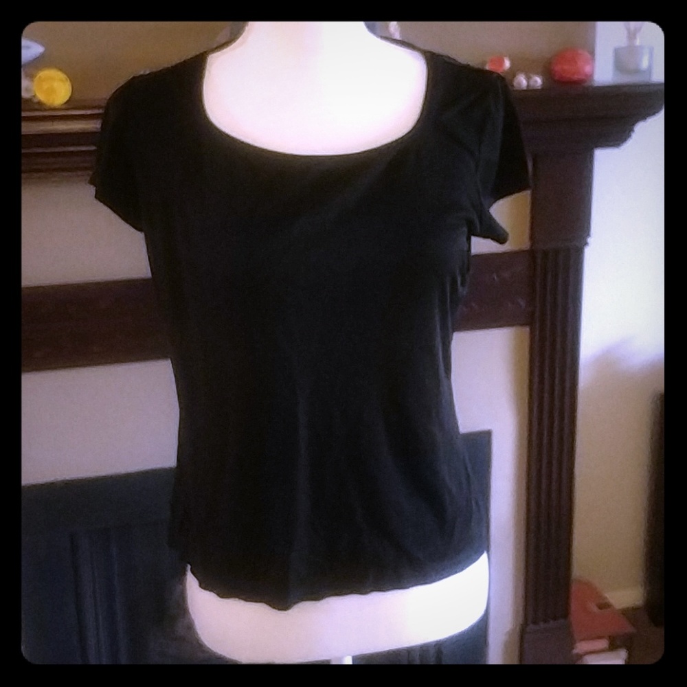 Ann Taylor Black Shirt M